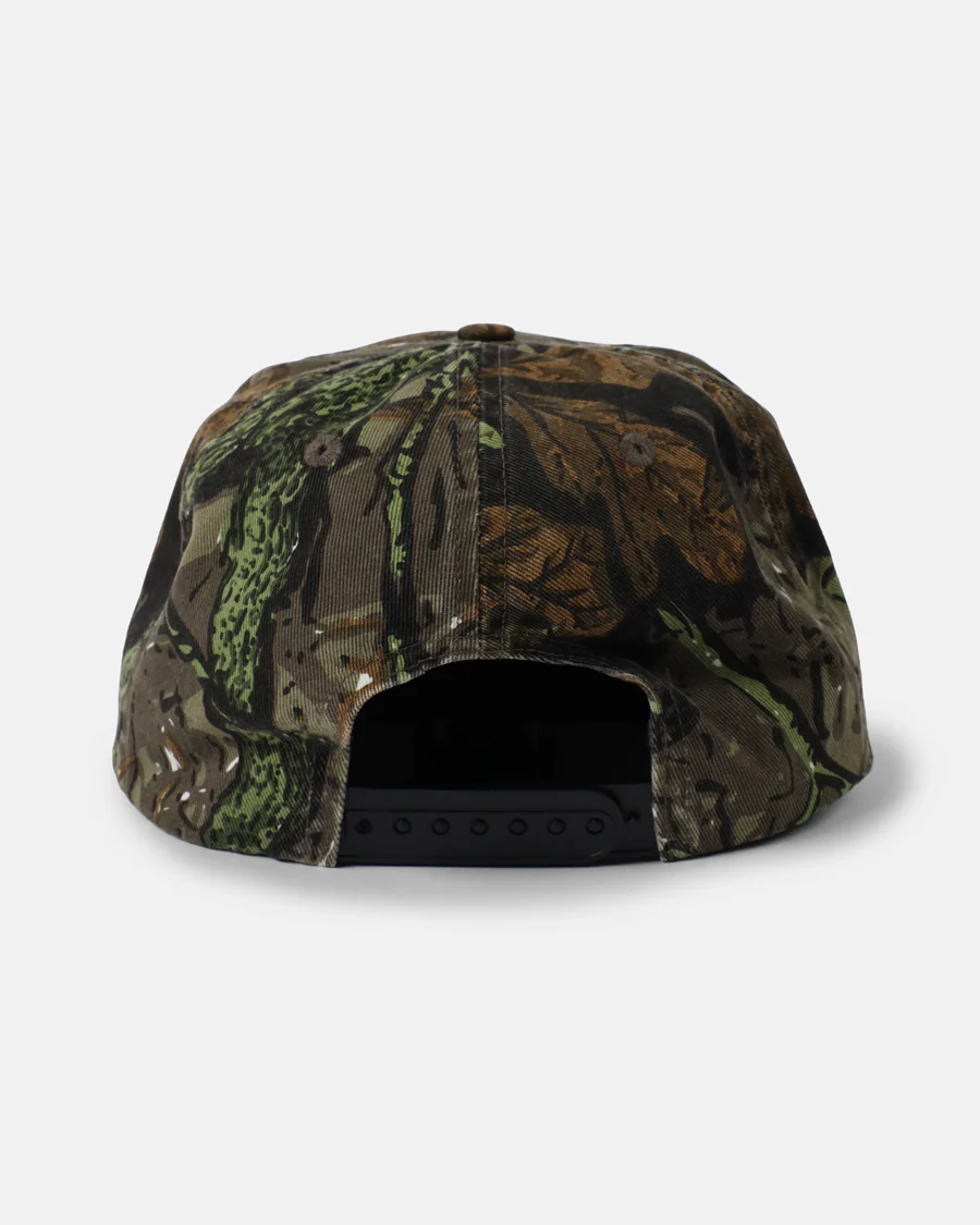 FLAME DISTRESSED SNAPBACK - CAMO - Image 3