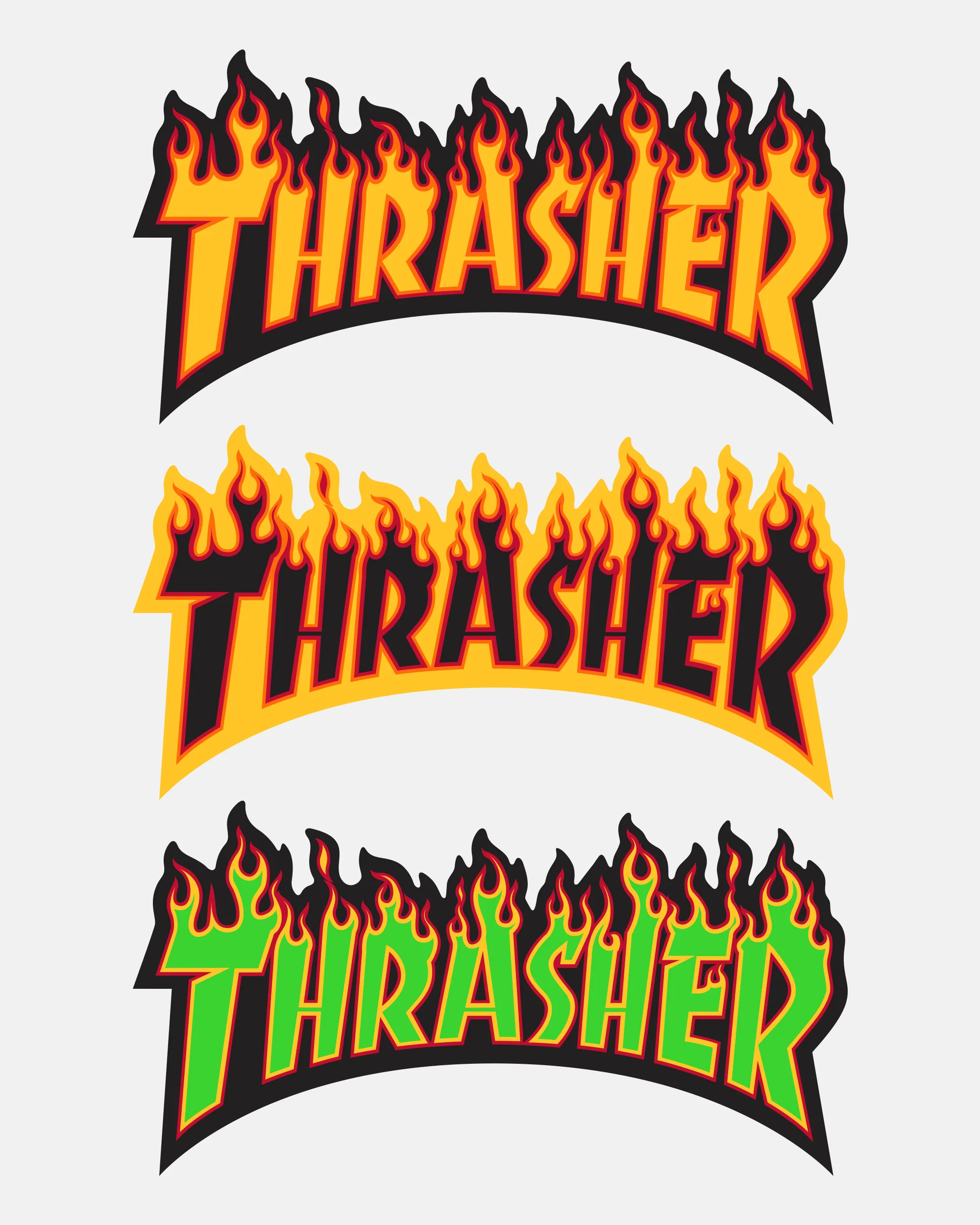 Flame Sticker - Medium (25 pack)