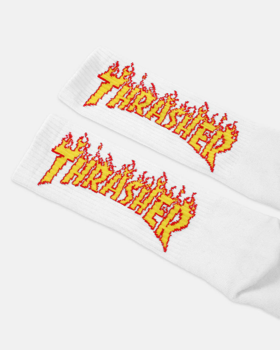 FLAME SOCKS - WHITE - Image 2