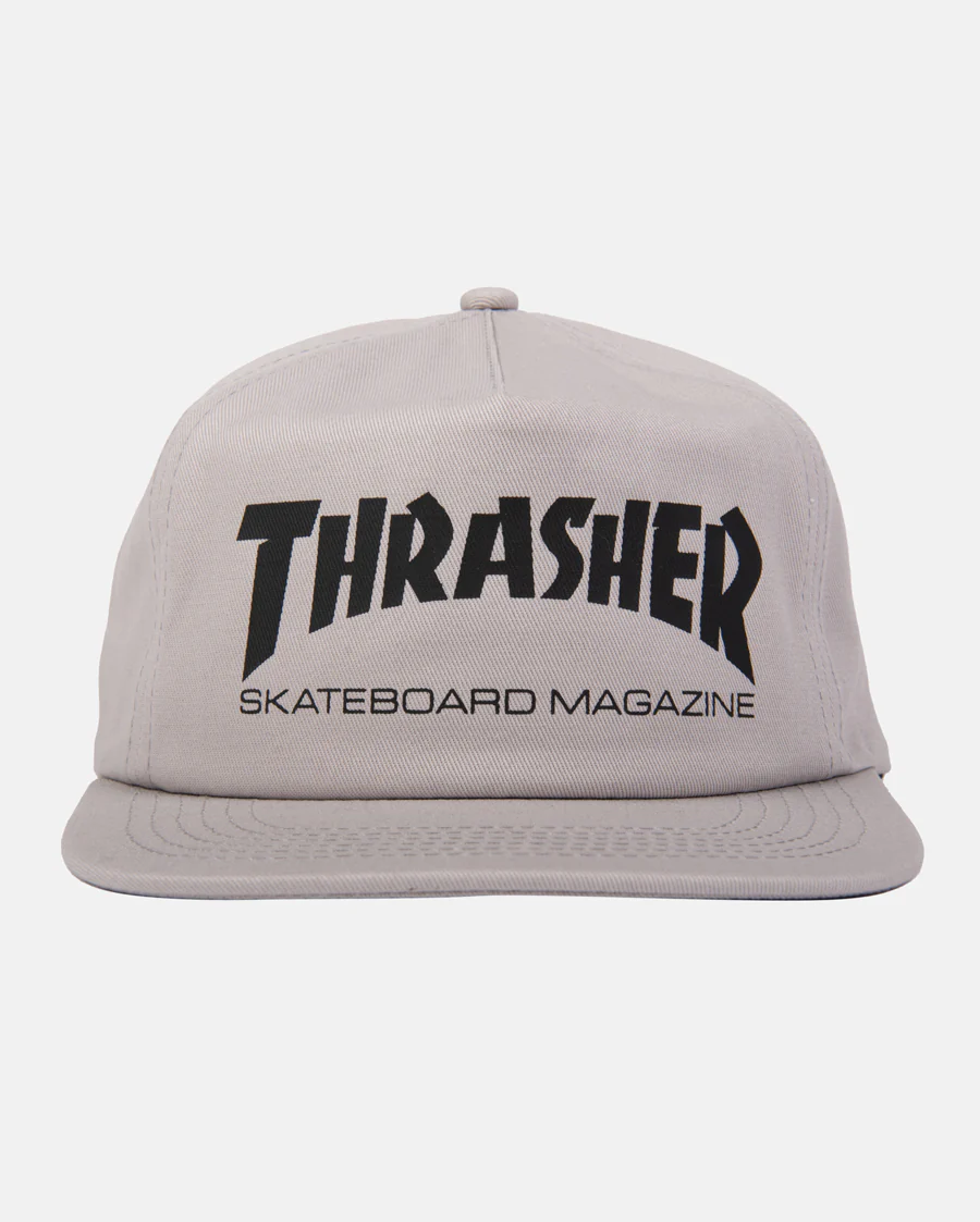 SKATE MAG - SNAPBACK - GREY/BLACK